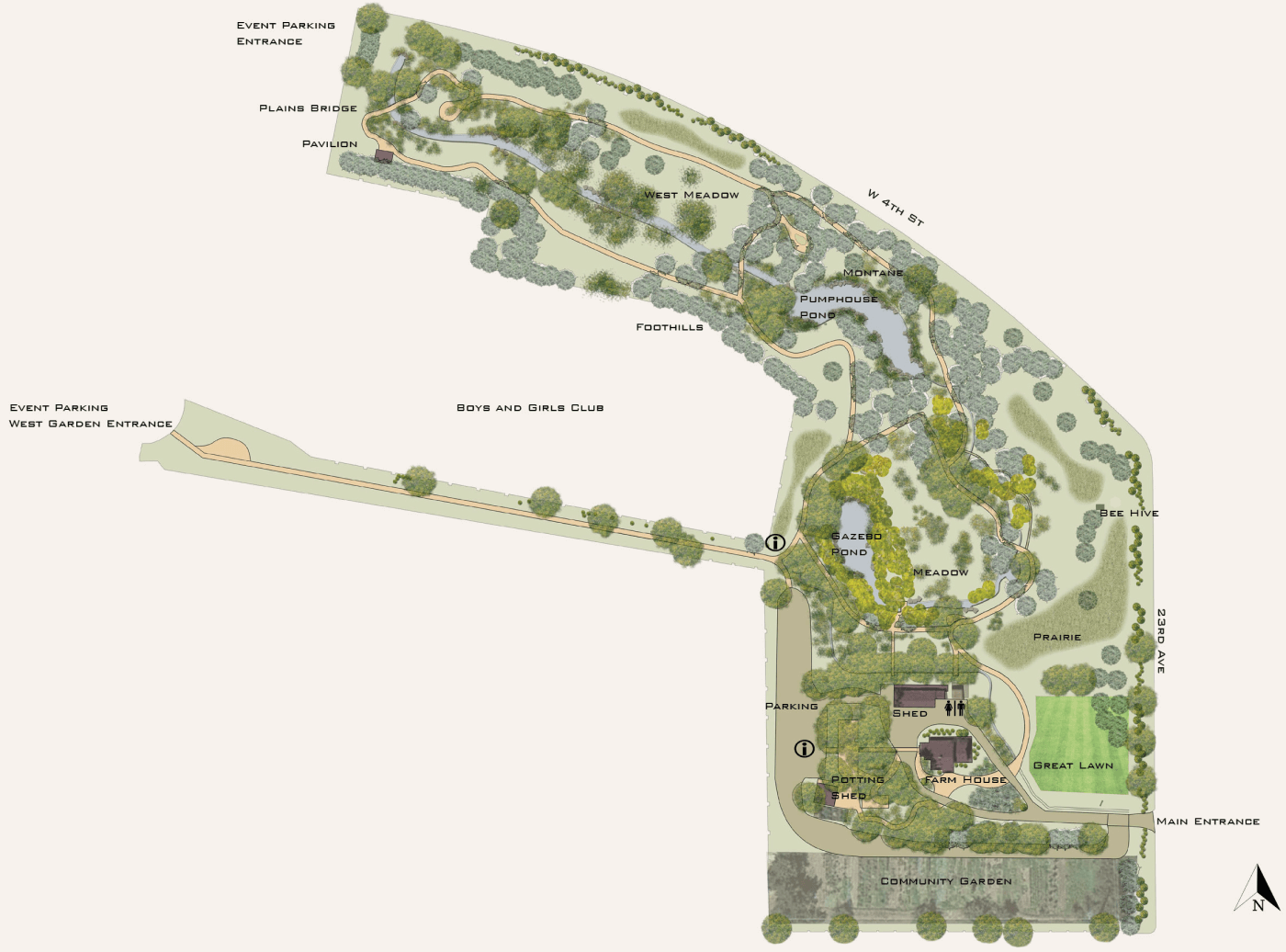 Houston Gardens Greeley Overview Map